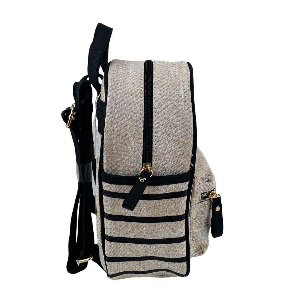 Disney x Primark Mickey Mouse Woven Backpack – Beige – Limited Edition – NWT - Picture 5 of 13
